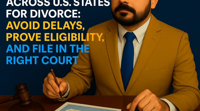 Residency and Domicile Requirements Across U.S. States for Divorce: Avoid Delays, Prove Eligibility, and File in the Right Court