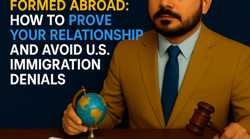 Recognition of Common-Law Marriages Formed Abroad: How to Prove Your Relationship and Avoid U.S. Immigration Denials