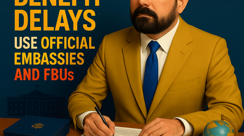 Stop Benefit Delays: Use Official Embassies and FBUs