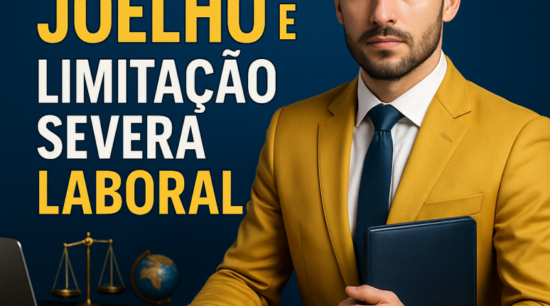 Prótese de joelho e limitação severa laboral