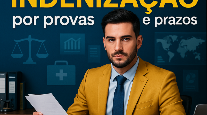Acidente de trabalho: indenizacao por provas e prazos