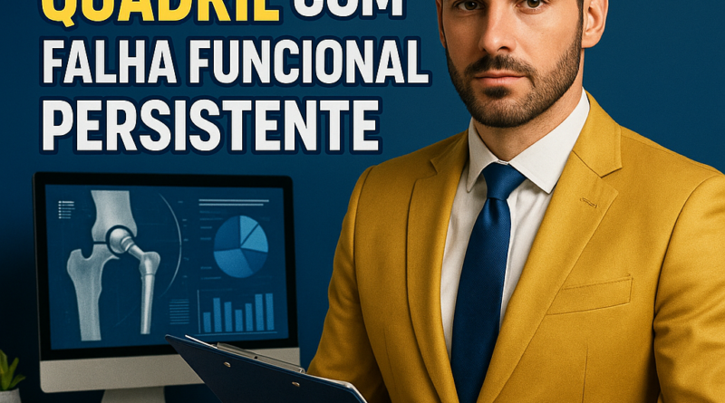 Prótese de quadril com falha funcional persistente
