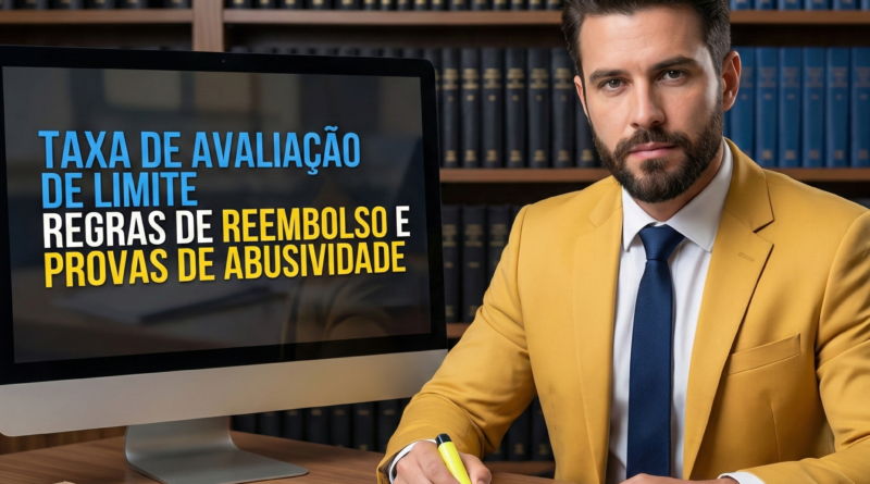Taxa de Avaliação de Limite Regras de Reembolso e Provas de Abusividade