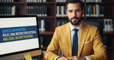 Genetic information: Rules, GINA restriction criteria, and legal validity evidence Genetic information: Rules, GINA restriction criteria, and legal validity evidence