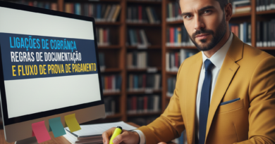 Ligacoes de Cobranca Regras de Documentacao e Fluxo de Prova de Pagamento