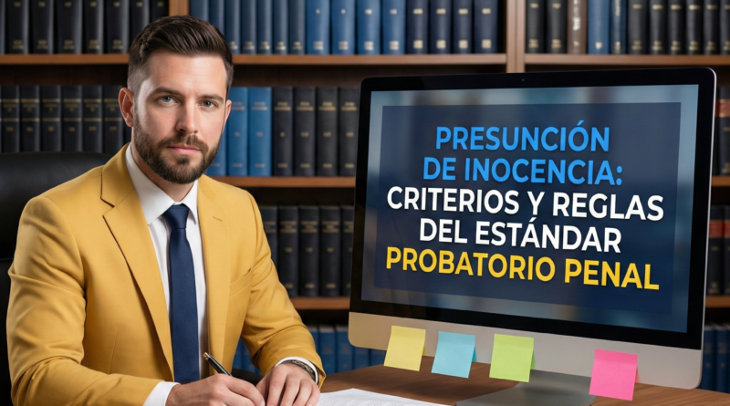 Presunción de inocencia: criterios y reglas del estándar probatorio penal