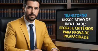 Transtorno dissociativo de identidade: regras e critérios para prova de incapacidade