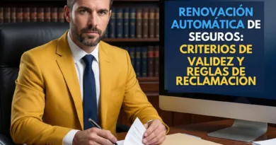 Renovación automática de seguros: criterios de validez y reglas de reclamación Renovación automática de seguros: criterios de validez y reglas de reclamación