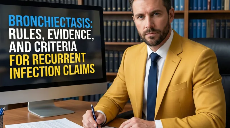 Bronchiectasis: Rules, evidence, and criteria for recurrent infection claims