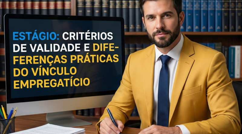 Estágio: Critérios de Validade e Diferenças Práticas do Vínculo Empregatício