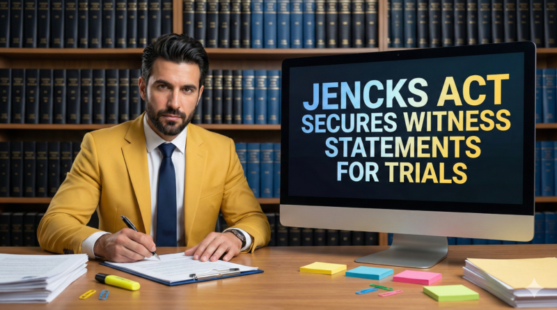 Jencks Act secures witness statements for trials