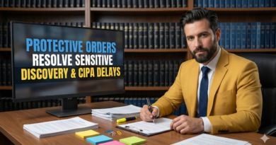 Protective orders resolve sensitive discovery and CIPA delays