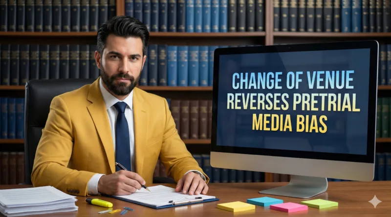Change of venue reverses pretrial media bias