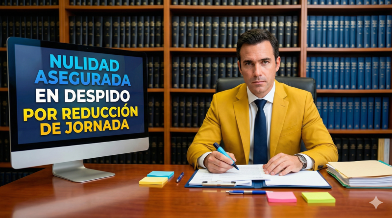 Despido por reducción de jornada asegura nulidad radical