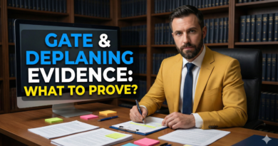 Gate return and deplaning delay evidence requirements