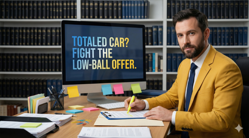 Totaled car valuation standards and appraisal clause procedures