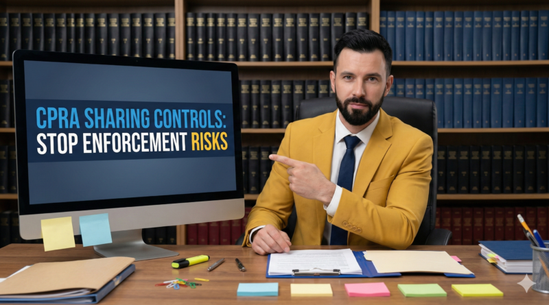 CPRA sharing controls to stop enforcement risks