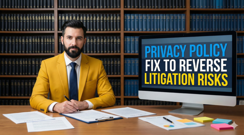 Privacy policy fix to reverse litigation risks