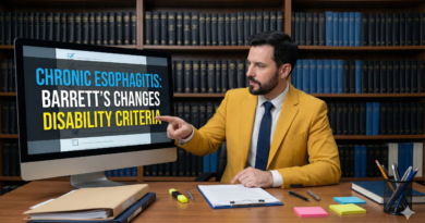 Chronic esophagitis and Barrett’s changes disability criteria Chronic esophagitis and Barrett’s changes disability criteria