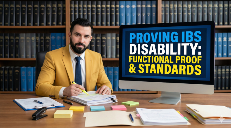 Irritable bowel syndrome disability proof and functional standards