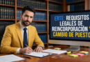 ERTE requisitos legales de reincorporación y cambio de puesto