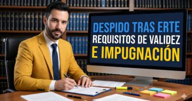 Despido tras ERTE requisitos de validez e impugnación