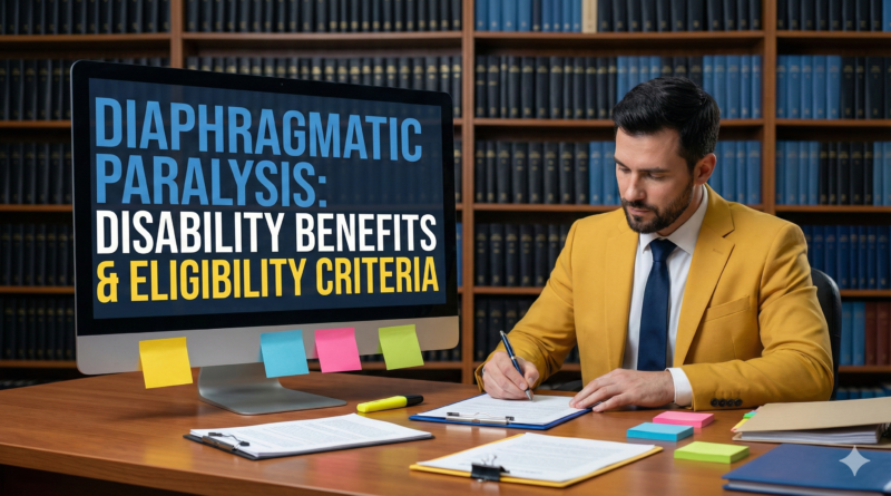 Diaphragmatic paralysis requirements for social security disability benefits
