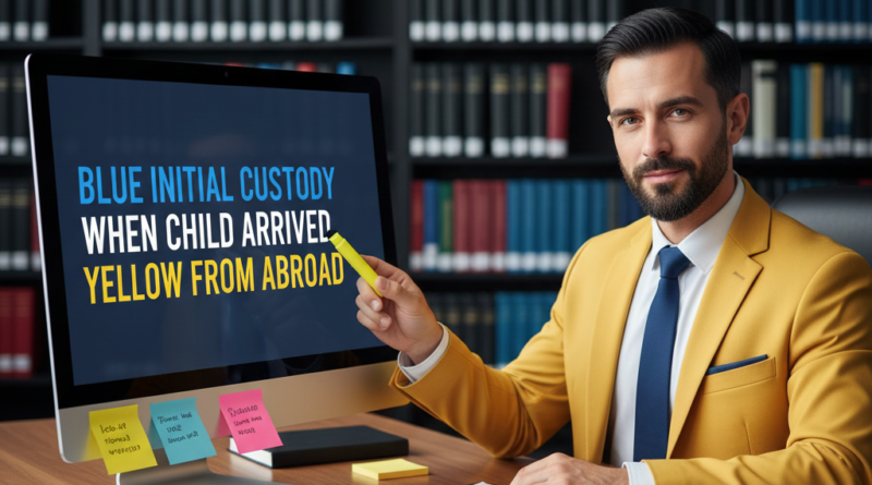Initial custody jurisdiction for children arriving from abroad