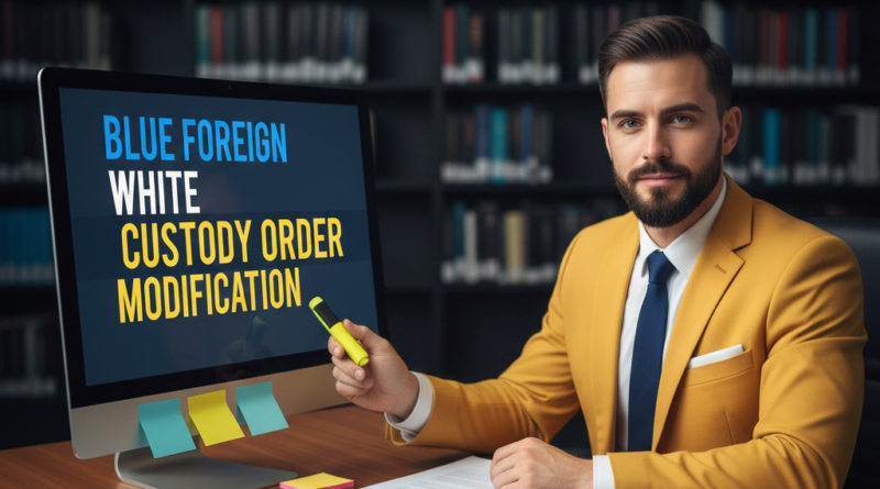 Foreign custody order modification and jurisdictional requirements