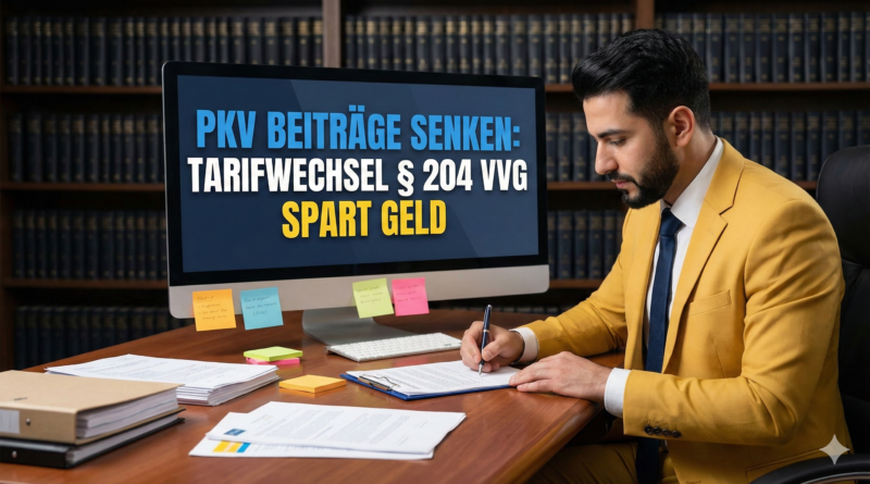PKV Tarifwechsel nach § 204 VVG unter Anrechnung der Altersrückstellungen