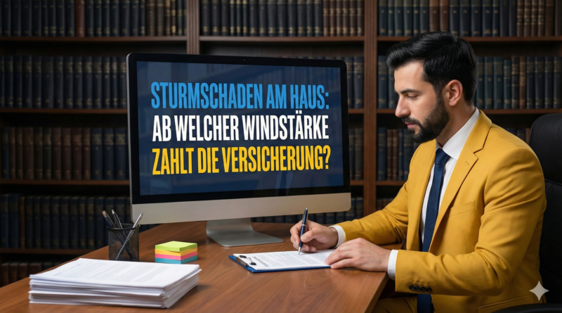 Sturmschaden Versicherungsschutz und Regulierung ab Windstärke 8