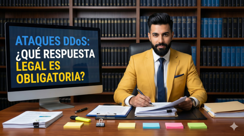 Ataques DDoS respuesta legal y notificación contractual