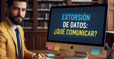Extorsión de datos comunicación y obligaciones de notificación