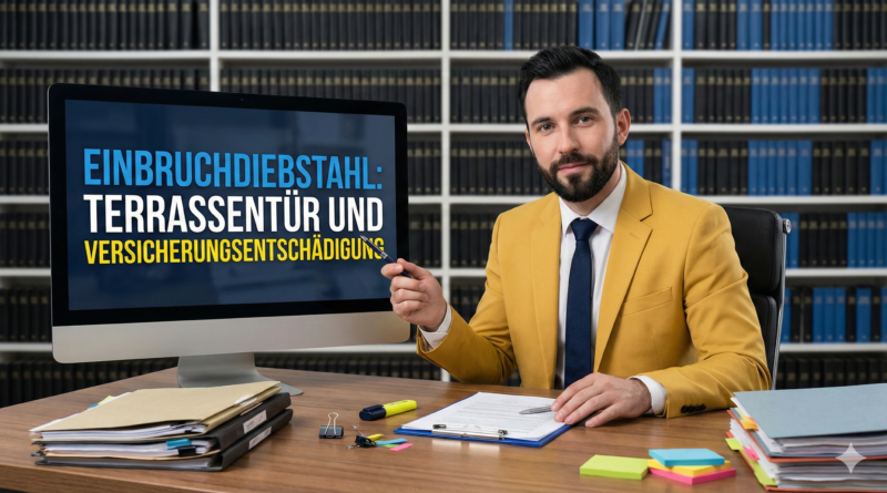 Einbruchdiebstahl und Voraussetzungen fuer die Entschädigung bei Terrassentueren