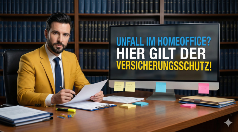 Wegeunfall im Homeoffice und gesetzlicher Versicherungsschutz nach SGB VII