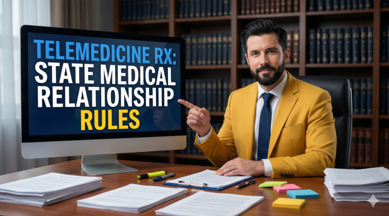 Telemedicine prescriptions and state medical relationship standards