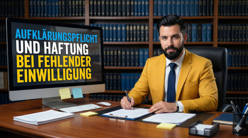 Aufklaerungspflicht und Haftung bei fehlender Einwilligung