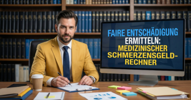Schmerzensgeldtabelle zur Feststellung der angemessenen Entschädigung