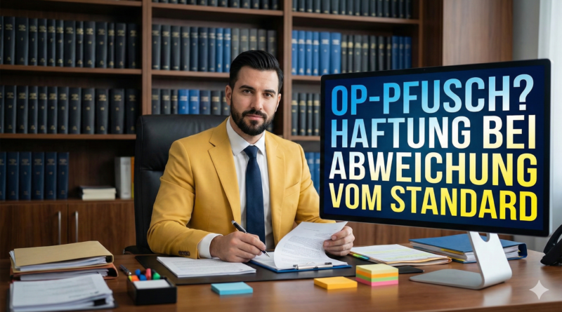 Operationshaftung und Ansprüche bei Abweichung vom Facharztstandard