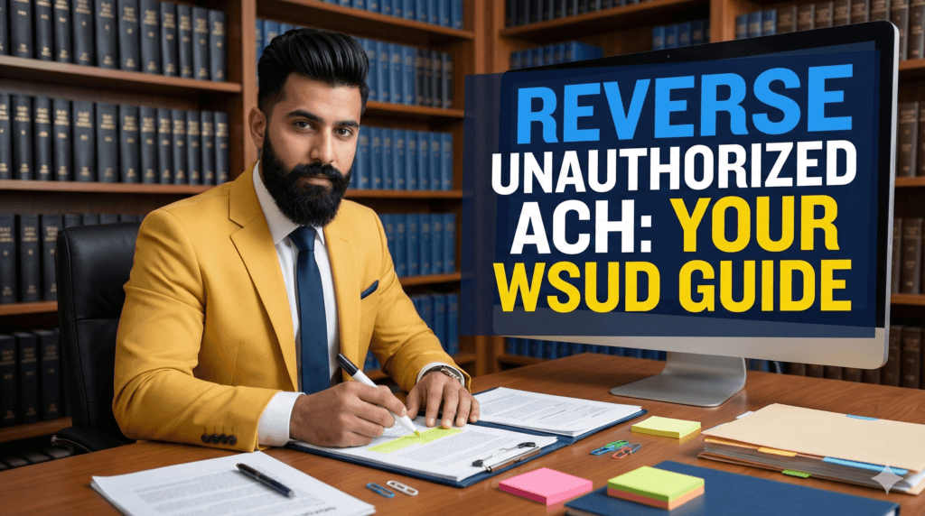 Wsud R 29 Form ACH Stop Payment and WSUD Procedures for Unauthorized Debits