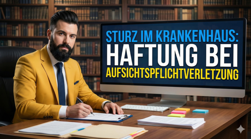 Sturz im Krankenhaus Haftung und Aufsichtspflicht Voraussetzungen