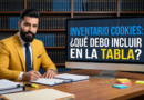 Inventario de cookies requisitos de la tabla de transparencia