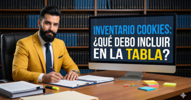 Inventario de cookies requisitos de la tabla de transparencia