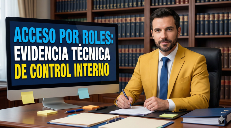 Acceso por roles como evidencia técnica de control interno