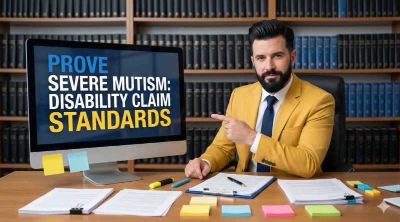 Severe mutism proof requirements and disability evaluation standards