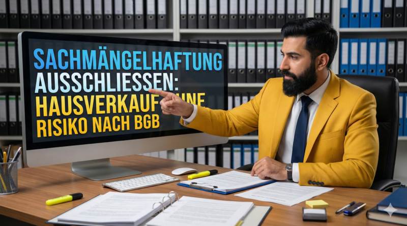 Sachmängelhaftung ausschließen beim Hausverkauf nach BGB