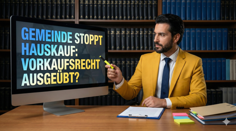 Vorkaufsrecht der Gemeinde und Voraussetzungen zur Ausübung