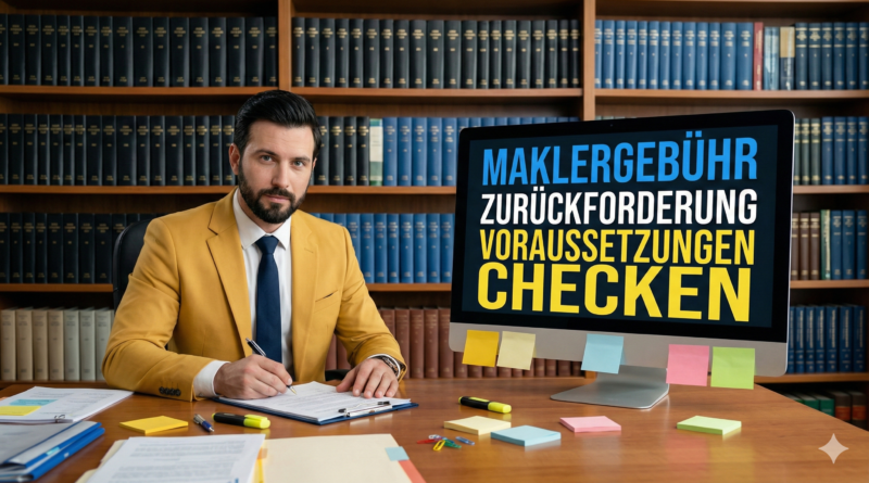 Reservierungsgebühr beim Makler und Voraussetzungen zur Rückforderung