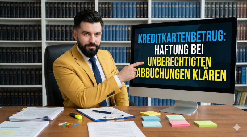 Kreditkartenbetrug und Haftungsregeln fuer unberechtigte Abbuchungen