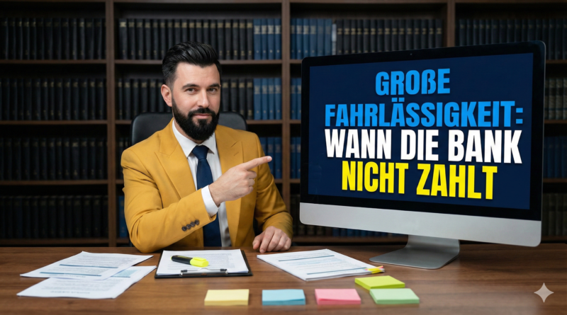 Grobe Fahrlaessigkeit und Erstattungsregeln bei Kreditkartenbetrug